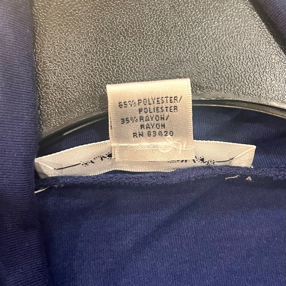 August Silk Tunic Top, Blue, Like New Condition - Picture 5 of 5